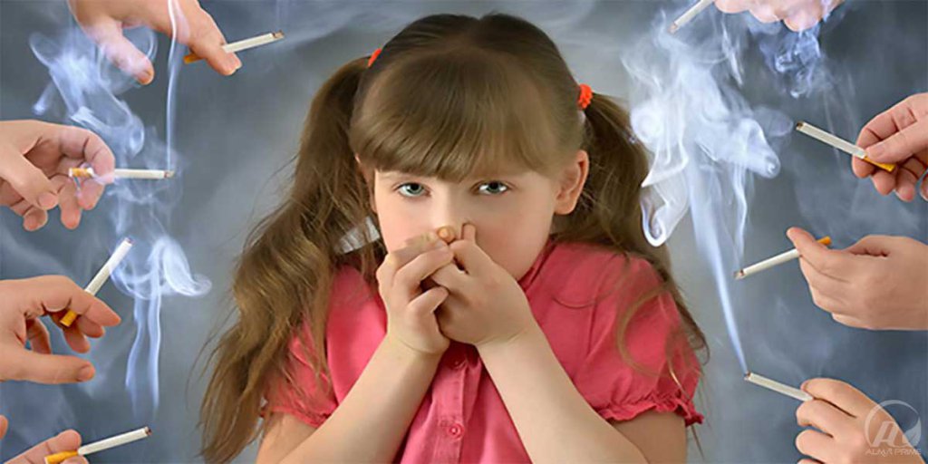 ضرر سیگار برای کودکان
