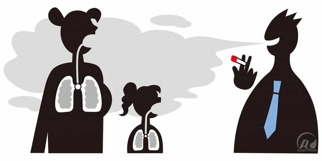 تاثیرات دود دست دوم سیگار بر کودکان