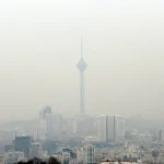 افزایش غلظت ذرات معلق PM2.5 در تهران