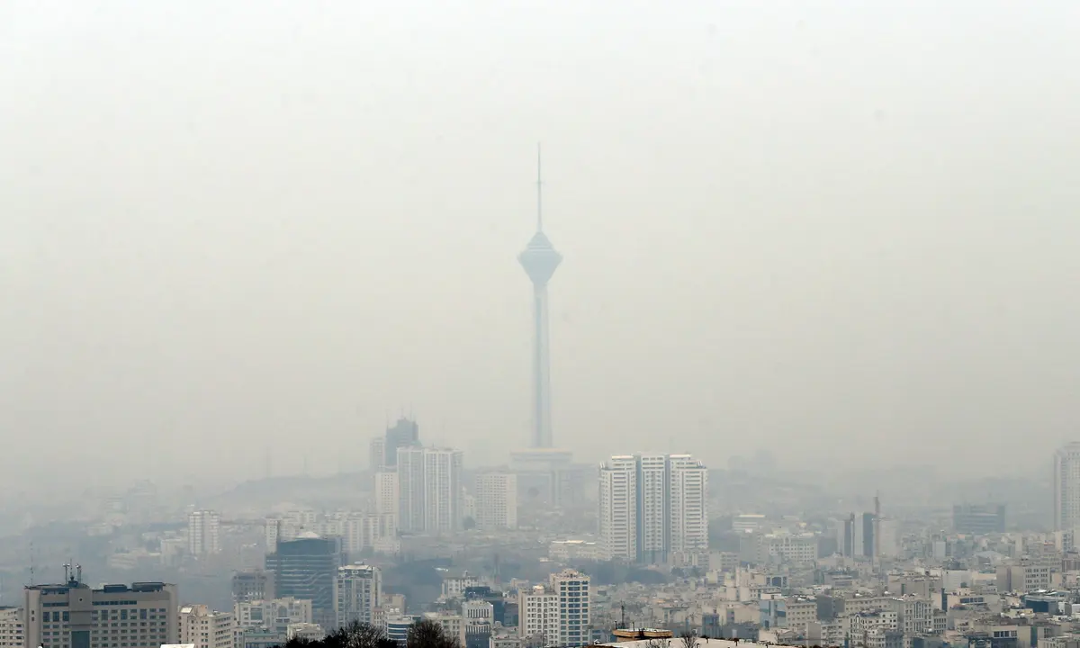 افزایش غلظت ذرات معلق PM2.5 در تهران