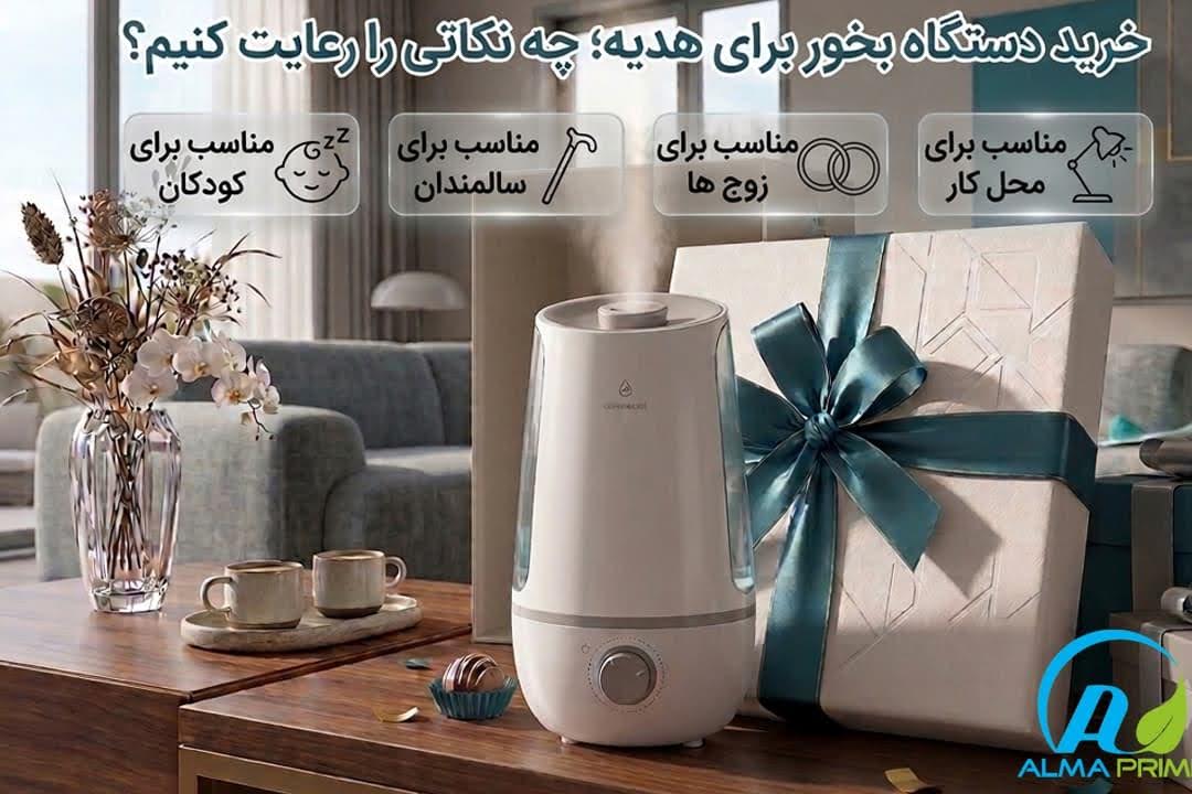 خرید دستگاه بخور برای هدیه؛ چه نکاتی را رعایت کنیم؟ 2 قیمت دستگاه بخور برای هدیه؛ چقدر هزینه کنیم؟
